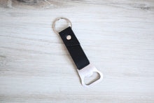 Load image into Gallery viewer, Leather Bottle Opener Keychain