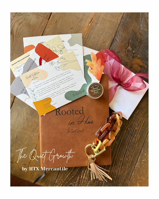 Quiet Growth Journal Kit – Rooted in Him (Faith Based)