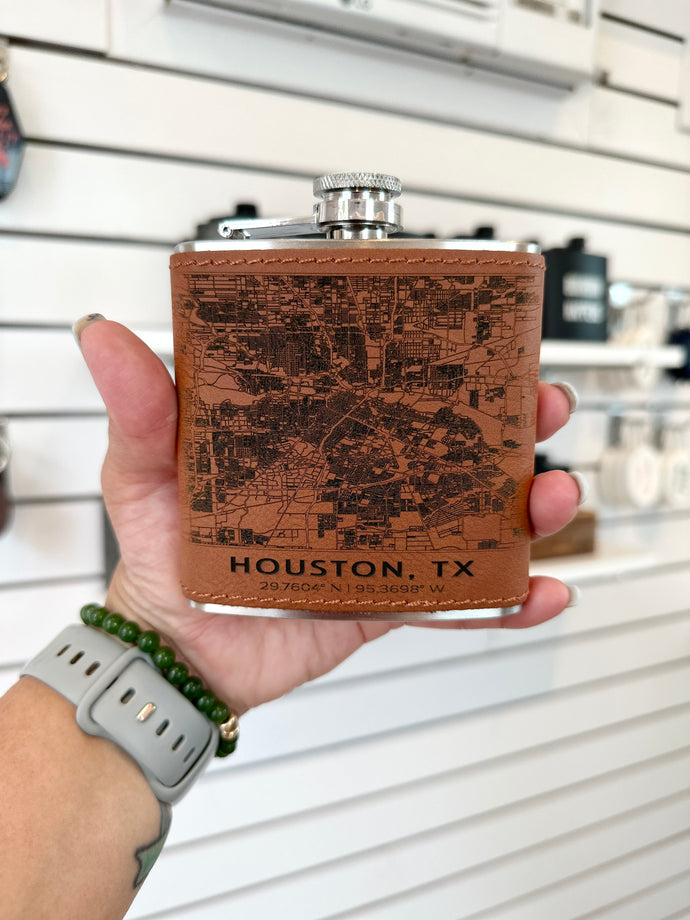 Houston Flask - Leatherette