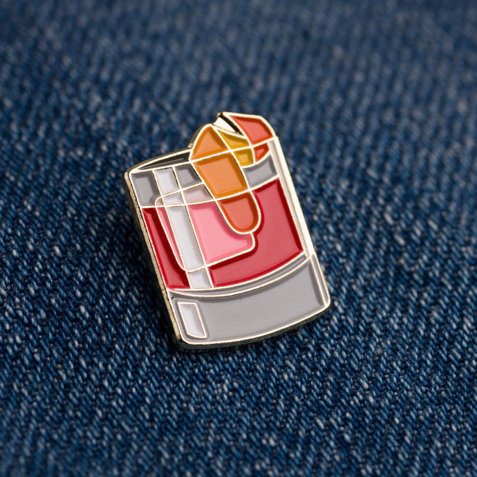 Negroni Cocktail Pin is
