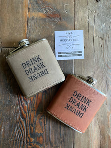 Hip Flask - Faux Leather